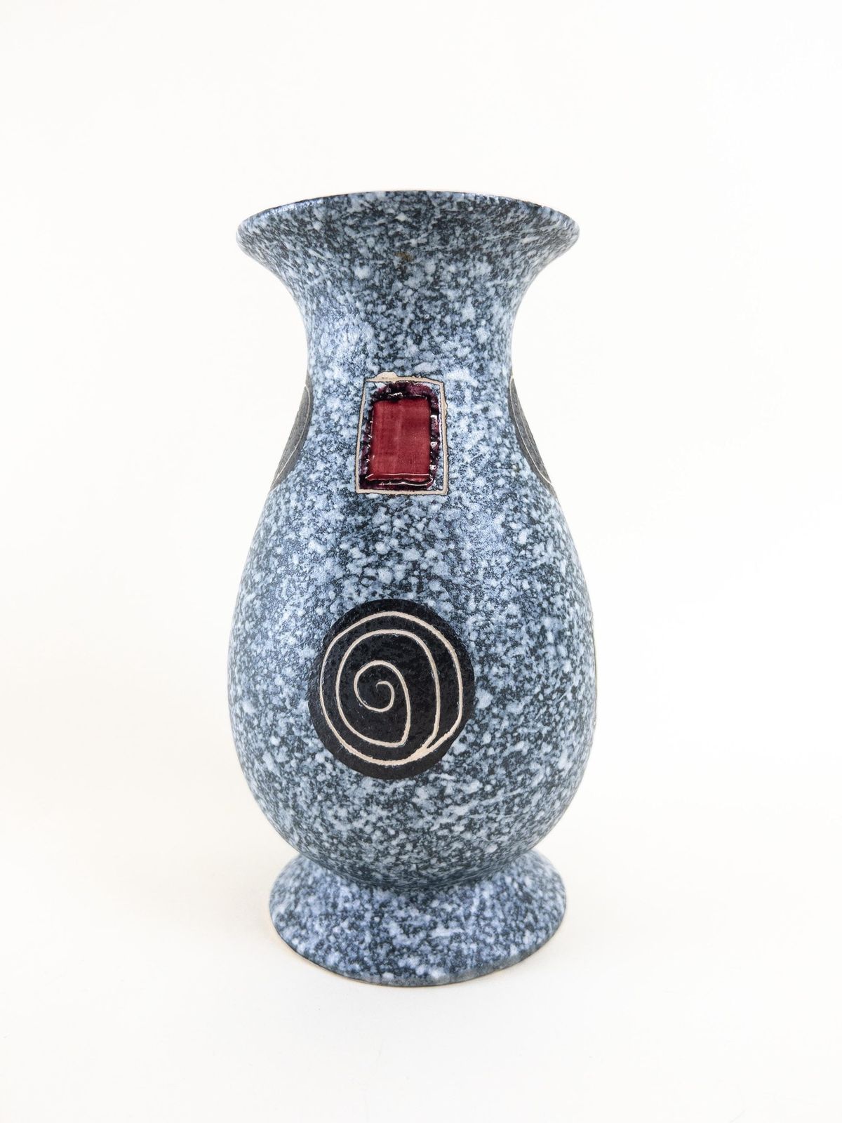 West German Pottery Vase By Scheurich & Greulich   1950s Mid Century Ceramic Vase   Atomic Age Design photo buy