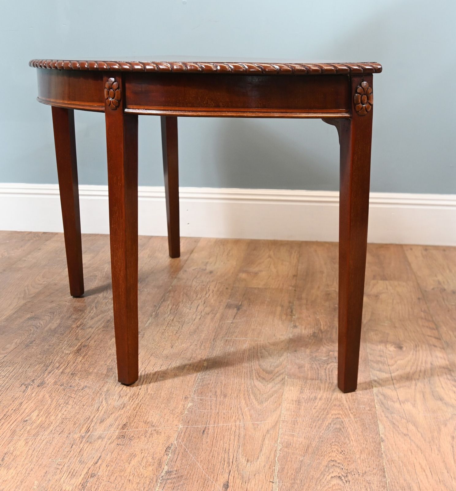 photo buy Pair George III Console Tables Mahogany Demi Lune 1790
