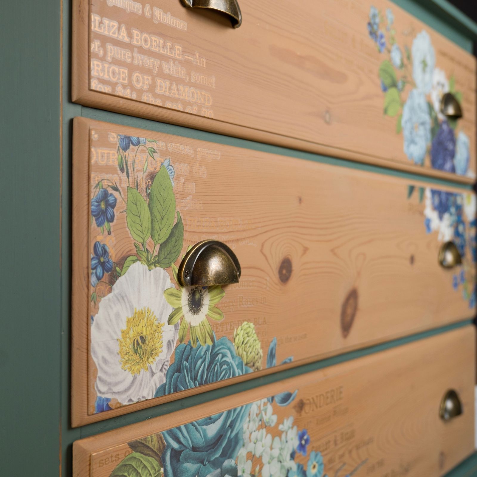 Vintage Solid Pine Chest Of Drawers photo vintage