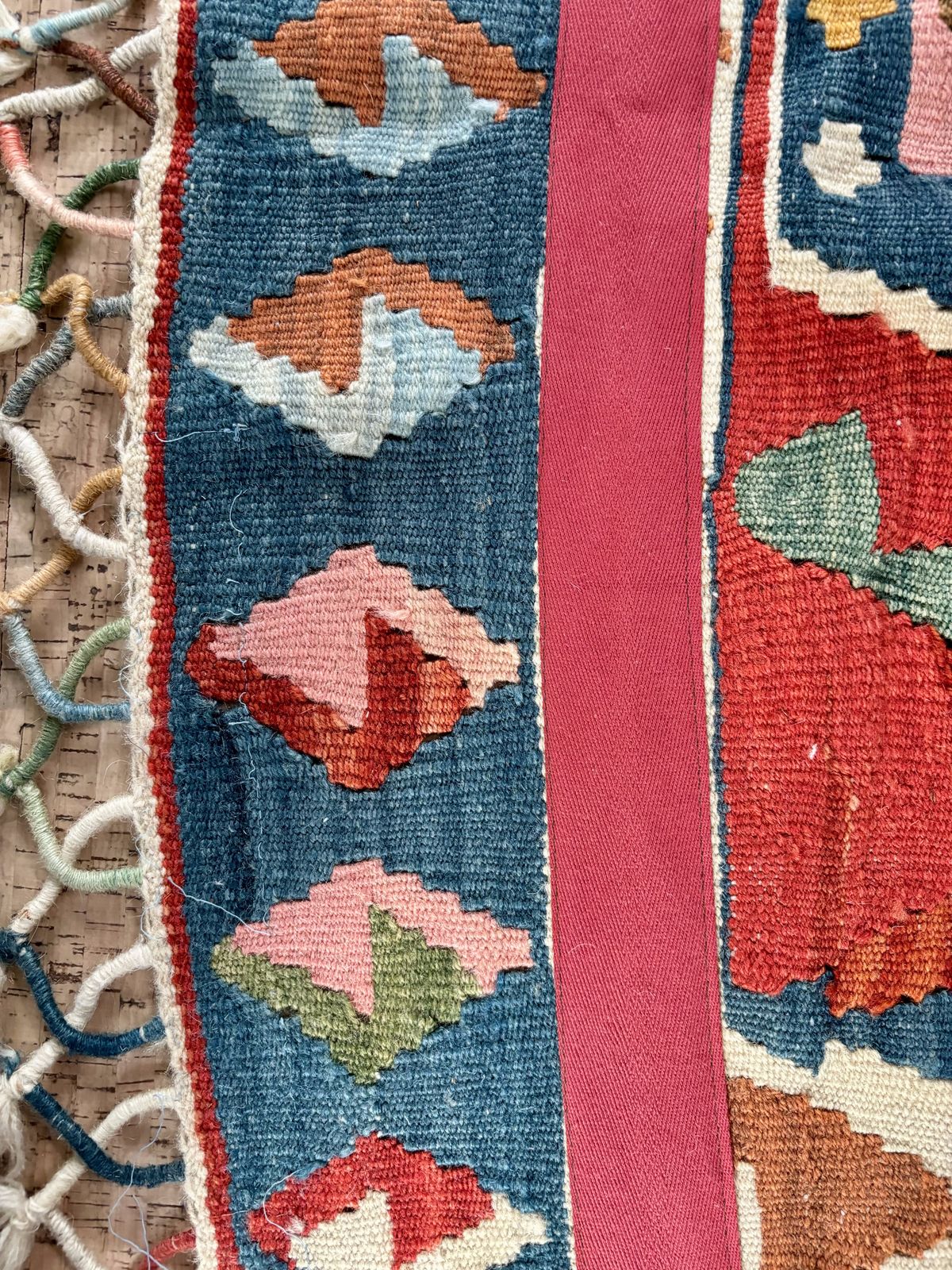 Hand Woven Turkish Tribal Kilim Rug 240x140cm photo vinterior