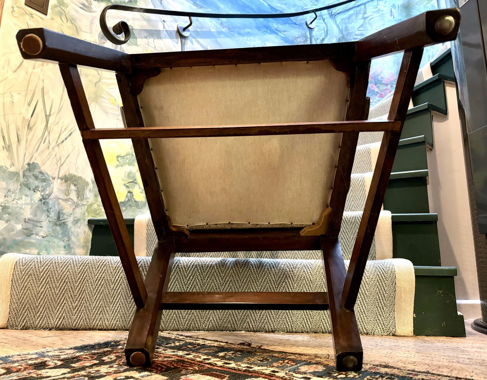 Fine Georgian Cuban Mahogany Carver photo buy