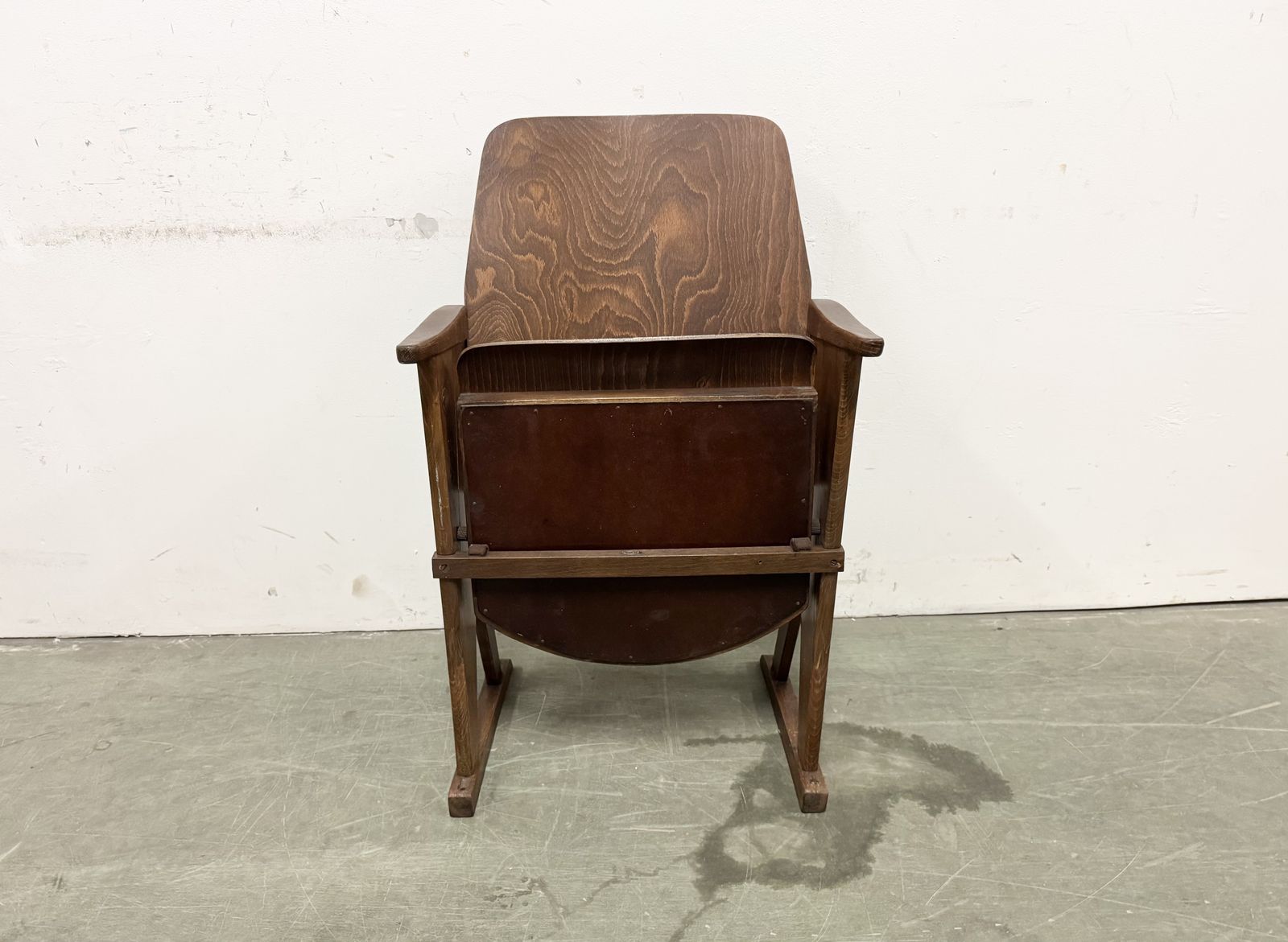 Vintage Cinema Theatre Chair From Ton, 1960s, 3x photo 379.0