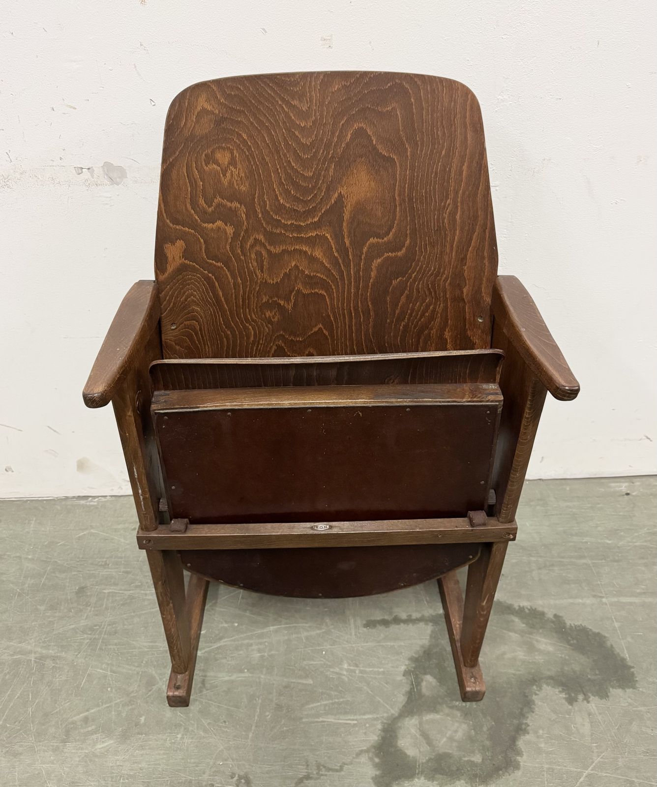 photo vintage Vintage Cinema Theatre Chair From Ton, 1960s, 3x