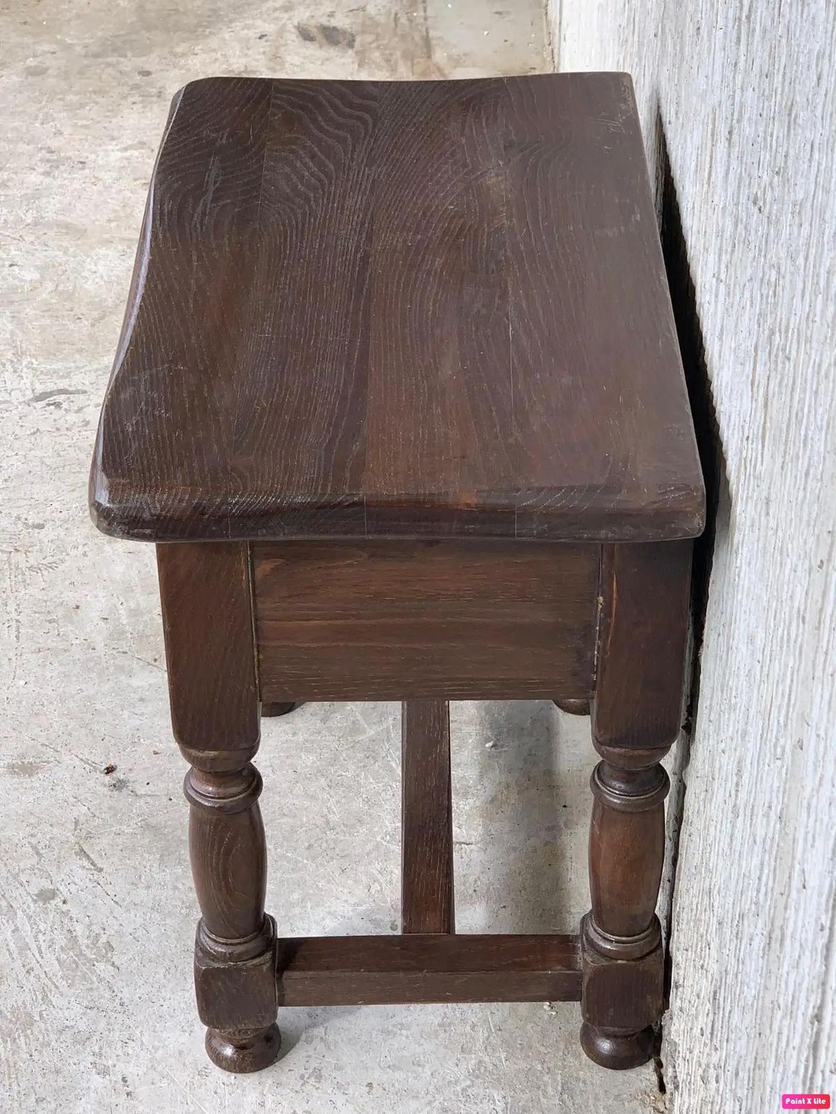 20th Century Pair Of Spanish Nightstands With Drawer And Iron Hardware photo for sale