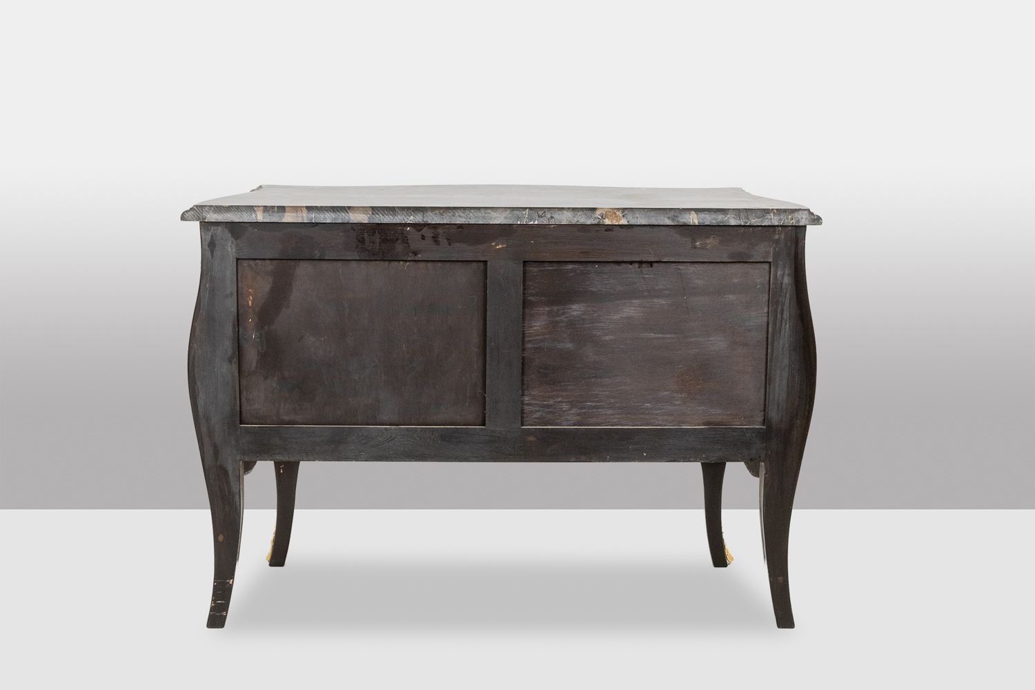 Lacquer Saute Chest Of Drawers With Marble. 1950s. photo vinterior