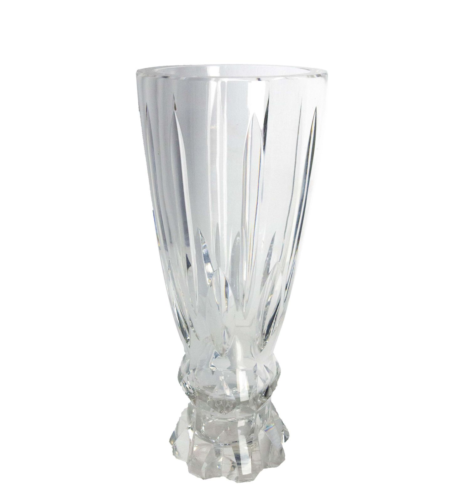 French Cristal Vase Sevres Manufacture Circa 1960 photo furniture