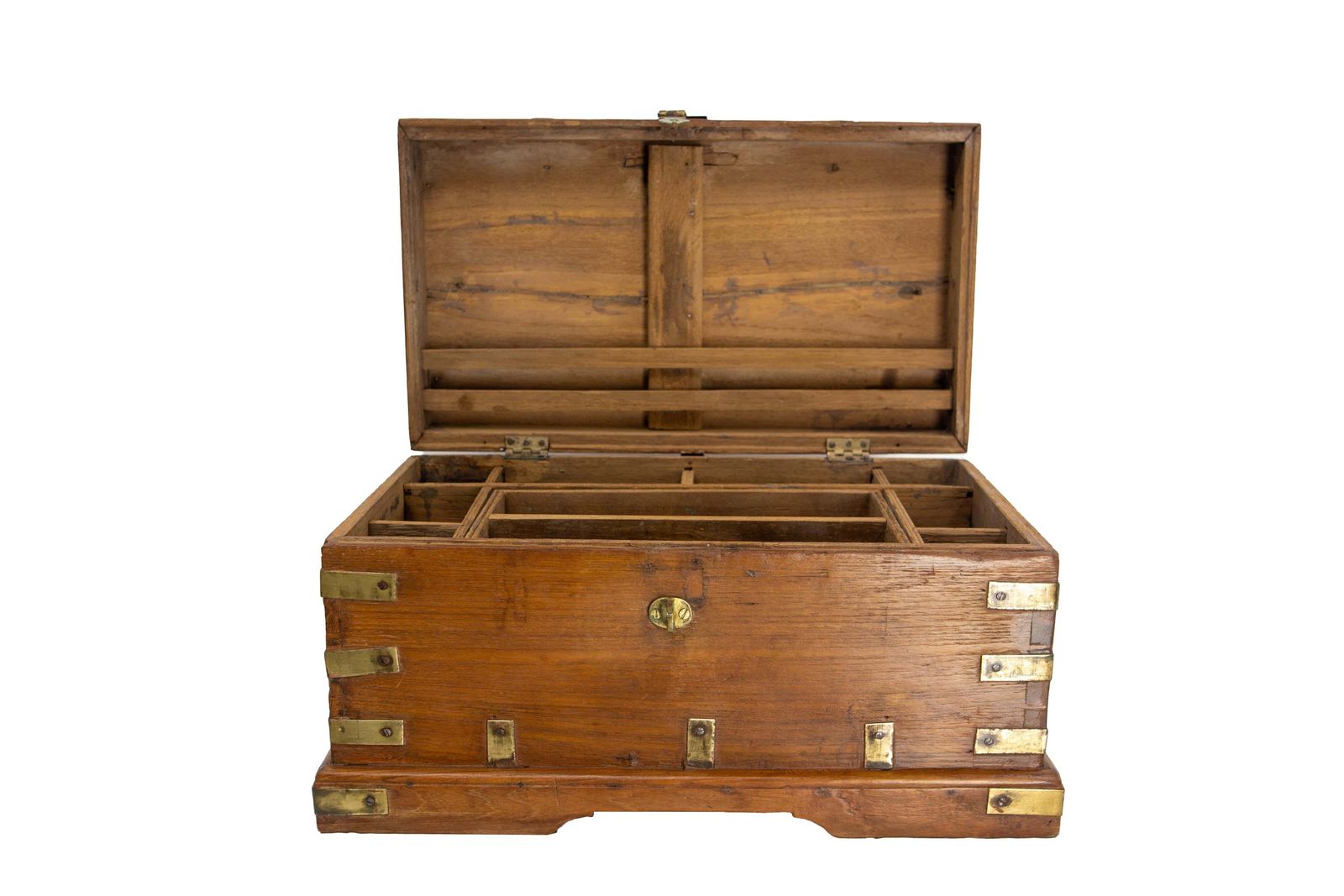 photo for sale 19th Century Little Chest Or Coffer Carved Oak, French
