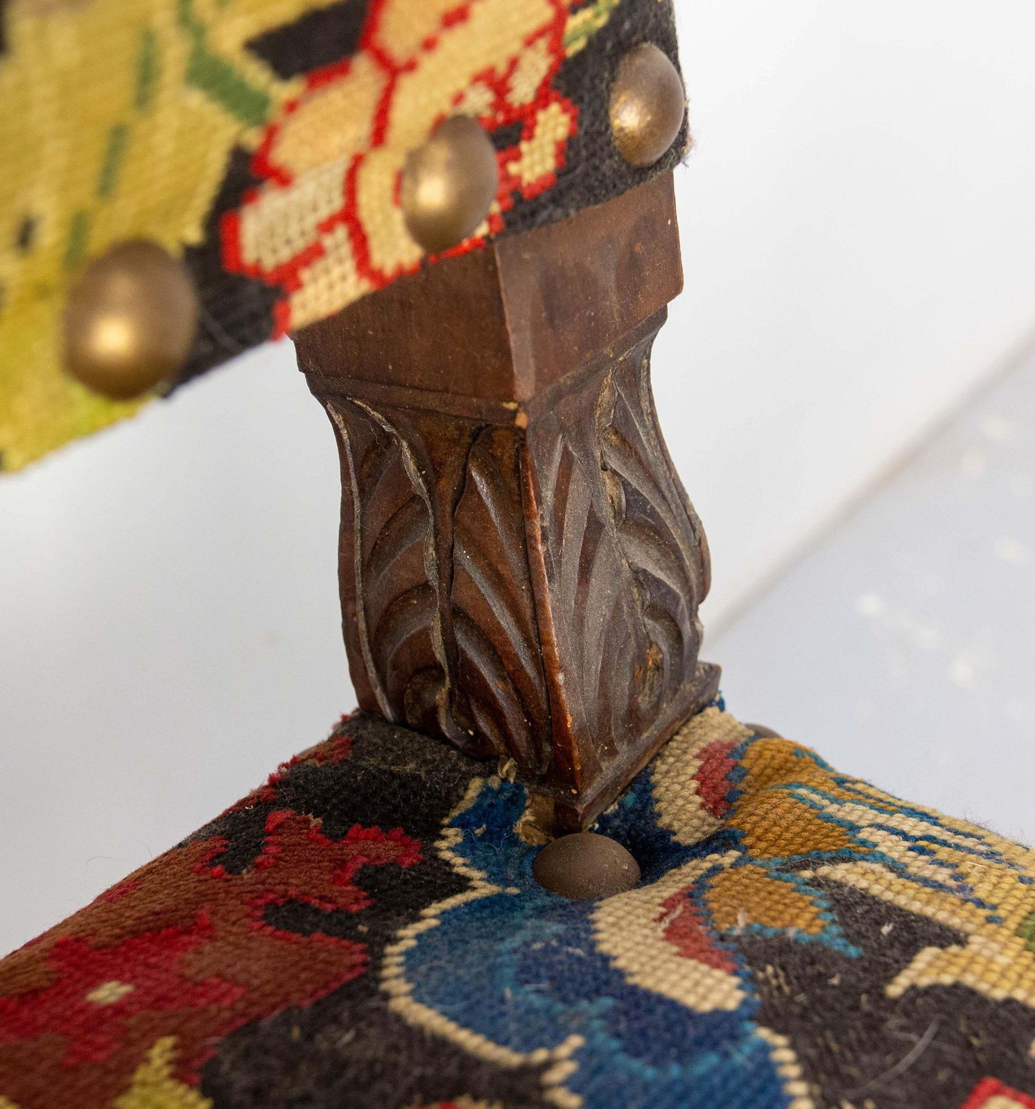 photo buy English Victorian Walnut Armchair Lion Paws Feet, Late 19th Century