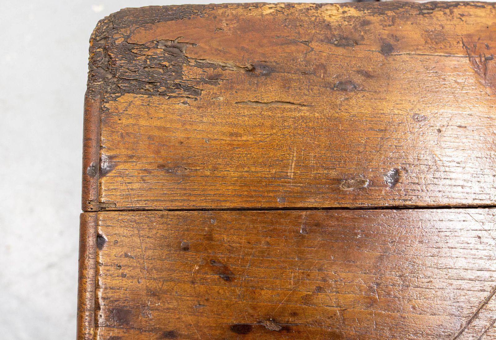 1852.0 18th Century Chest Or Coffer Carved Oak, End Of Bed French Provincial photo
