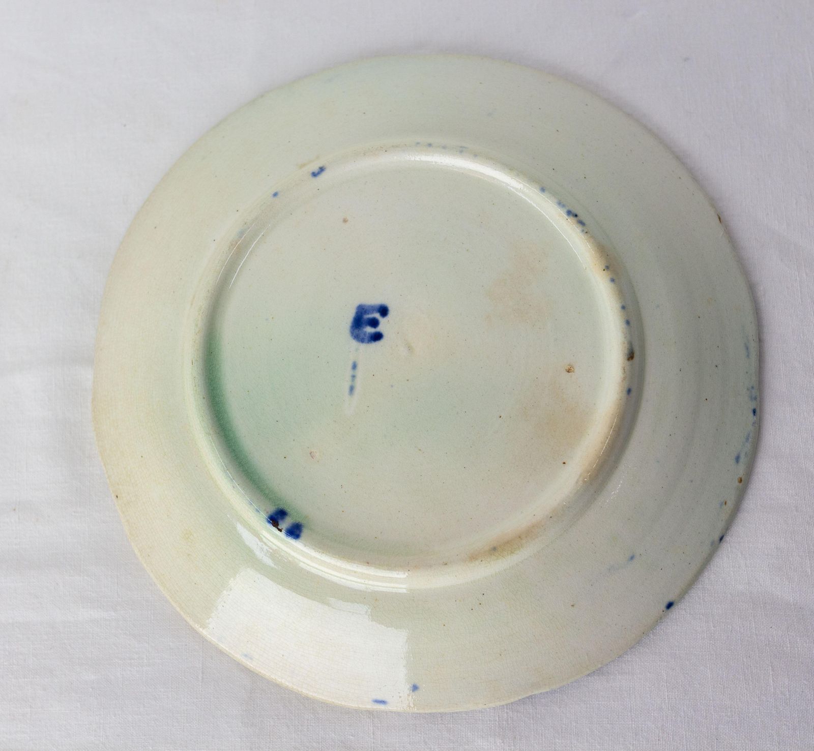 Plate With Faience Plate With Children Playing Swing Walmuel, Belgium, 19th C photo vinterior