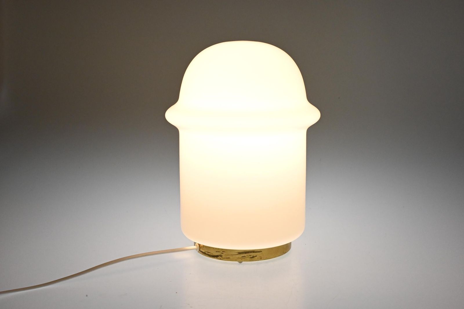 Vintage Glass Lamp, Desk Lamp, Mid Century Lamp, Table Lamp, Bedside Lamp, Mid Century Light, Modern Lamp, Vintage Light, Vintage Lighting photo furniture