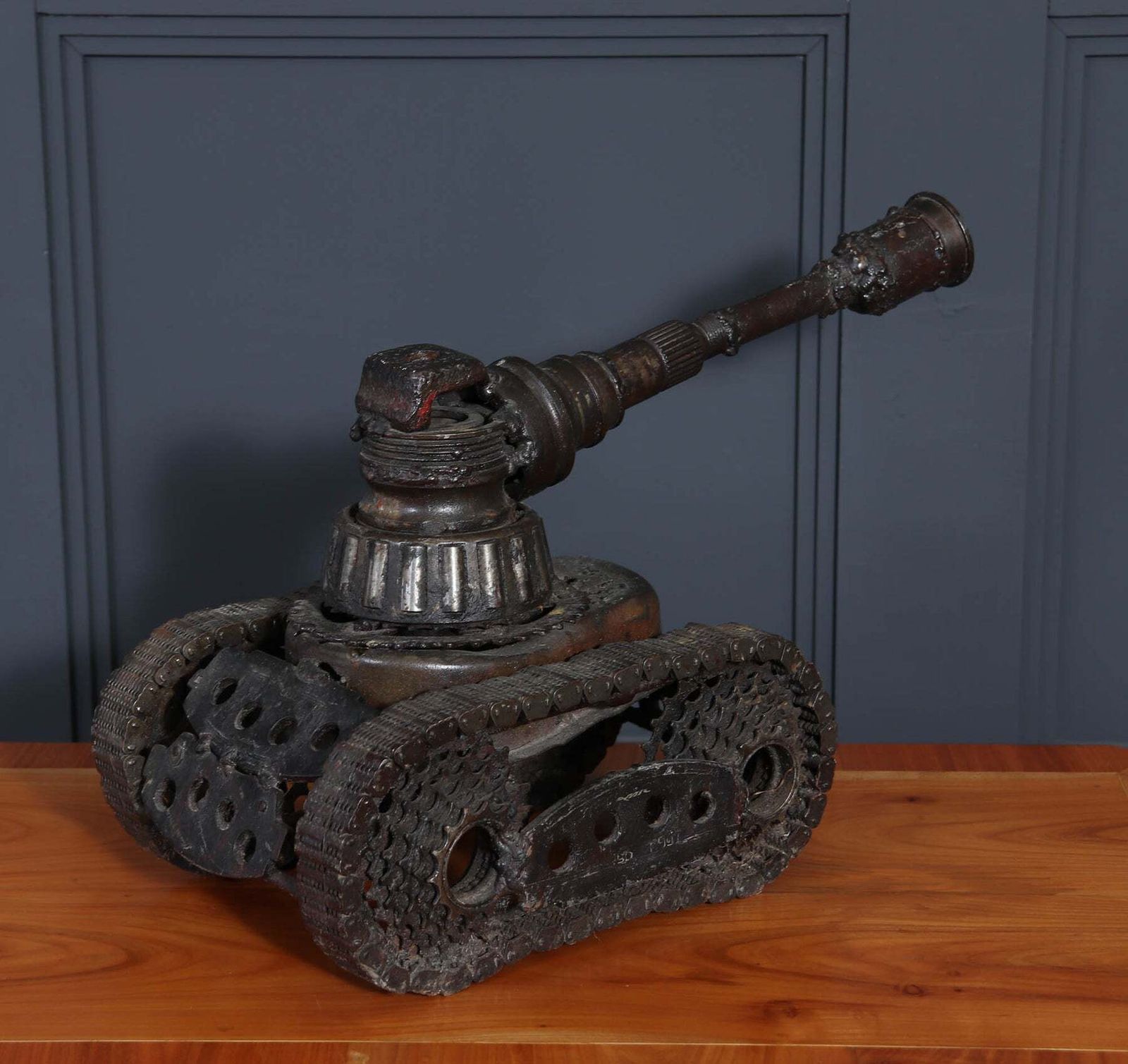photo furniture Metal Art Of A Tank C1970, 1970s