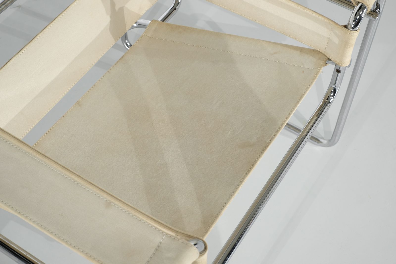 photo furniture Armchair "B3 Wassily" Fabric By Marcel Breuer For Gavina, 1925s.