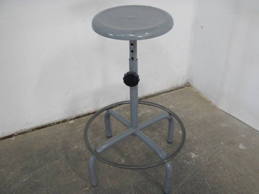 Vintage Iron Stool, 1970 photo buy
