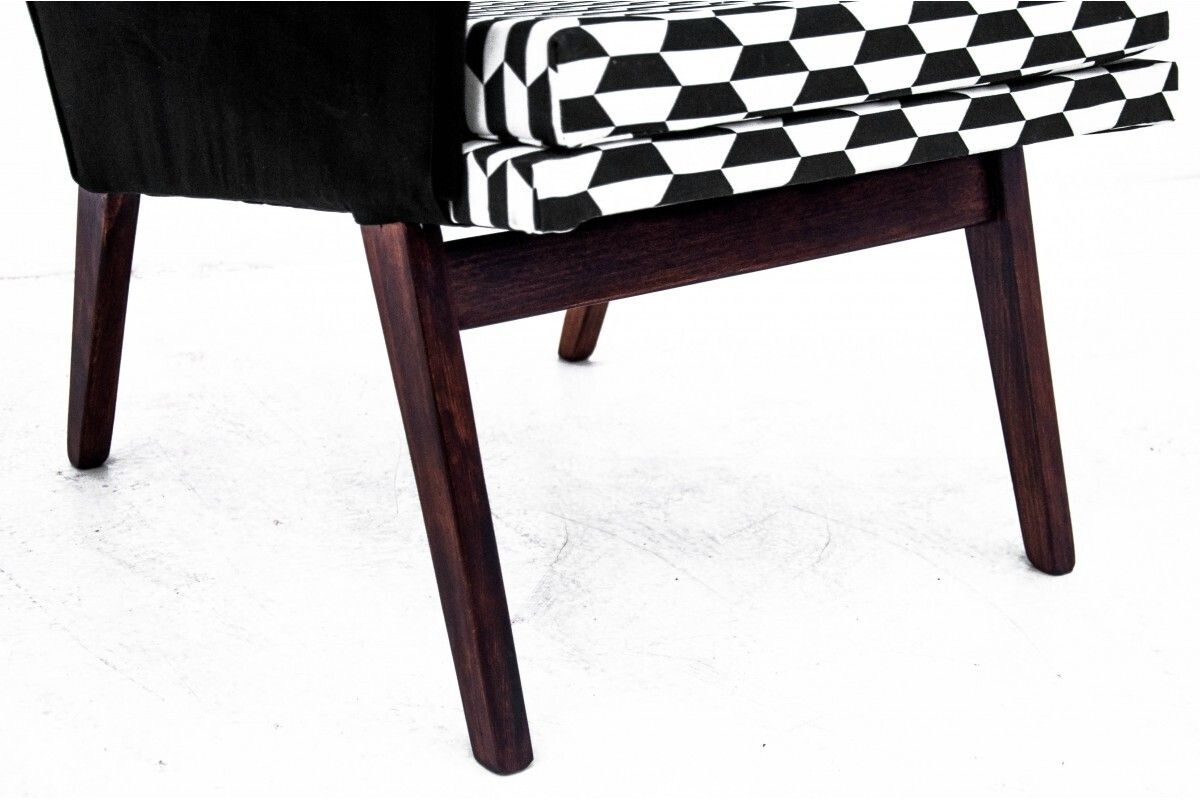Furniture Pair Of Retro Armchairs, Czechoslovakia, 1960s photo