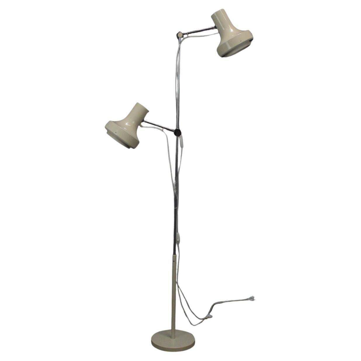Mid Century Floor Lamp By Josef Hurka For Napako, 1960's, Czechoslovakia.