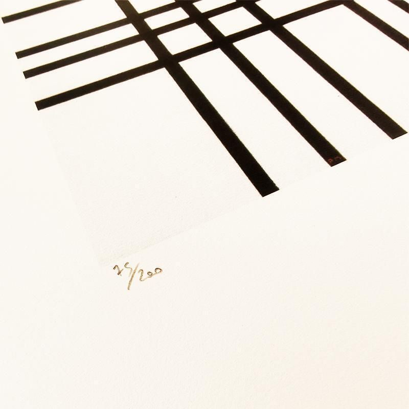 1970s Piet Mondrian Limited Series Lithograph Numbered In Pencil. photo Art