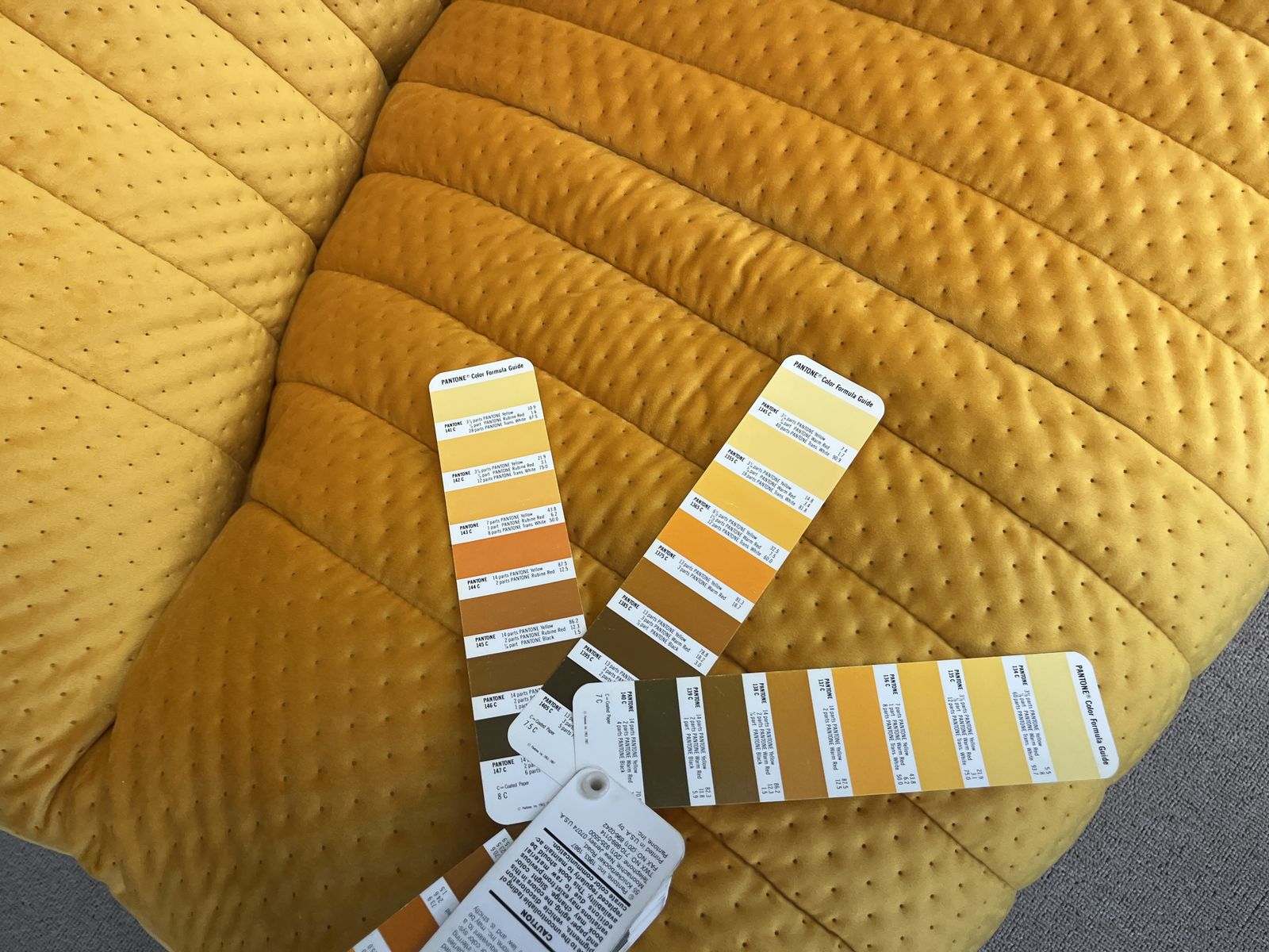 Yellow 2 Seater Aralia Sofa From Ligne Roset photo vinterior