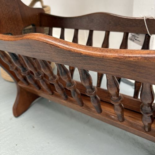 Ercol Chaucer Magazine Rack Side Table Golden Dawn Model 974 photo for sale