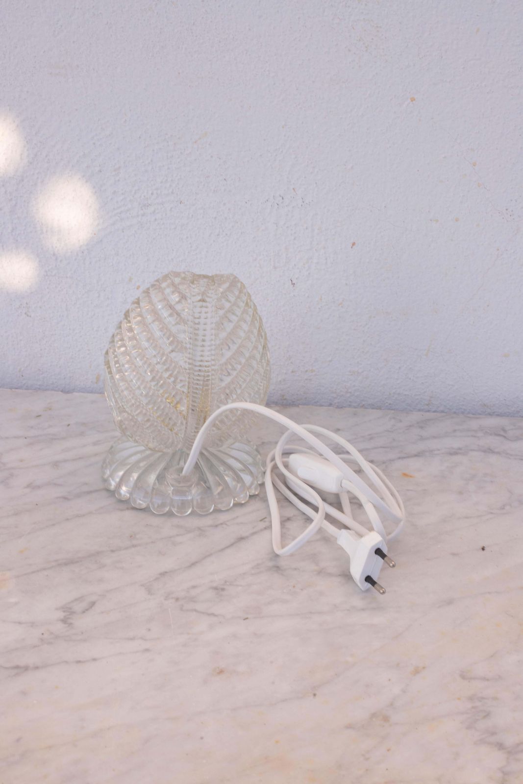 Art Decò Murano Glass Table Lamp Leave By Barovier E Toso, 1950 photo vintage