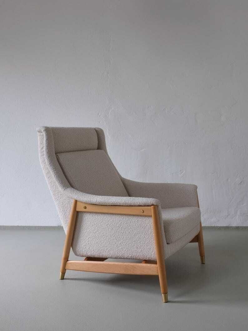 Folke Ohlsson Lounge Chair For Duxello | Sweden | 1950s photo furniture