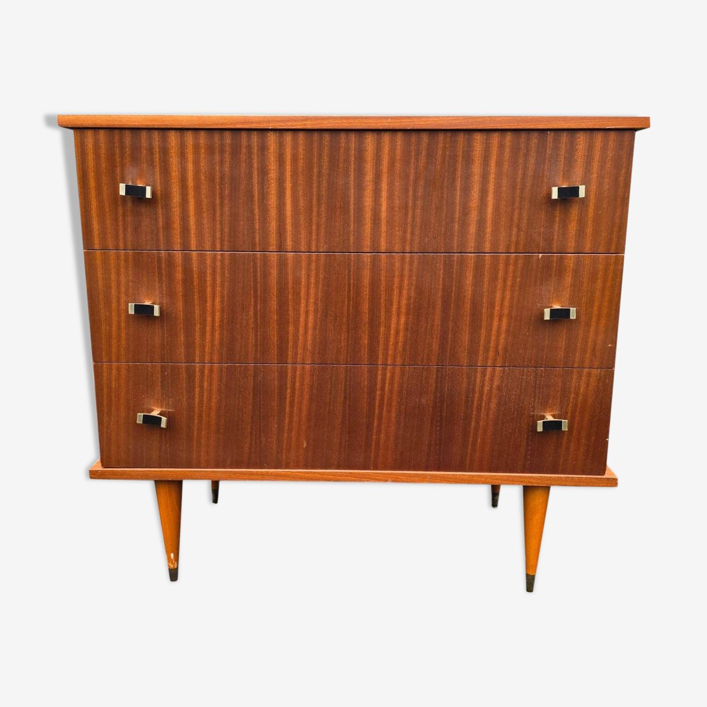 Vintage Pencil Leg Chest Of Drawers