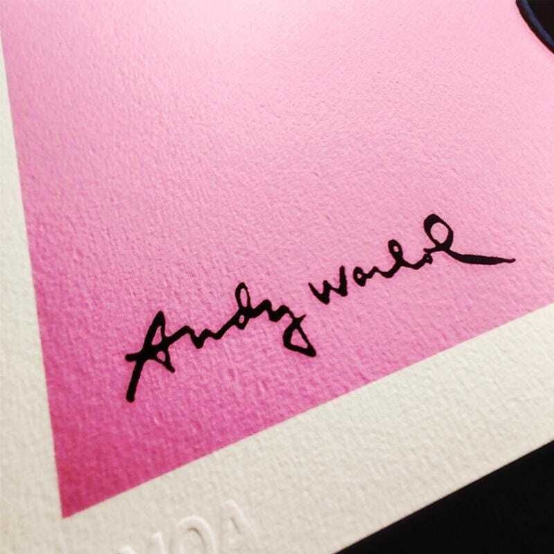 1980s Andy Warhol "Mickey Mouse" Pink Limited Edition Lithograph By Cmoa. photo for sale