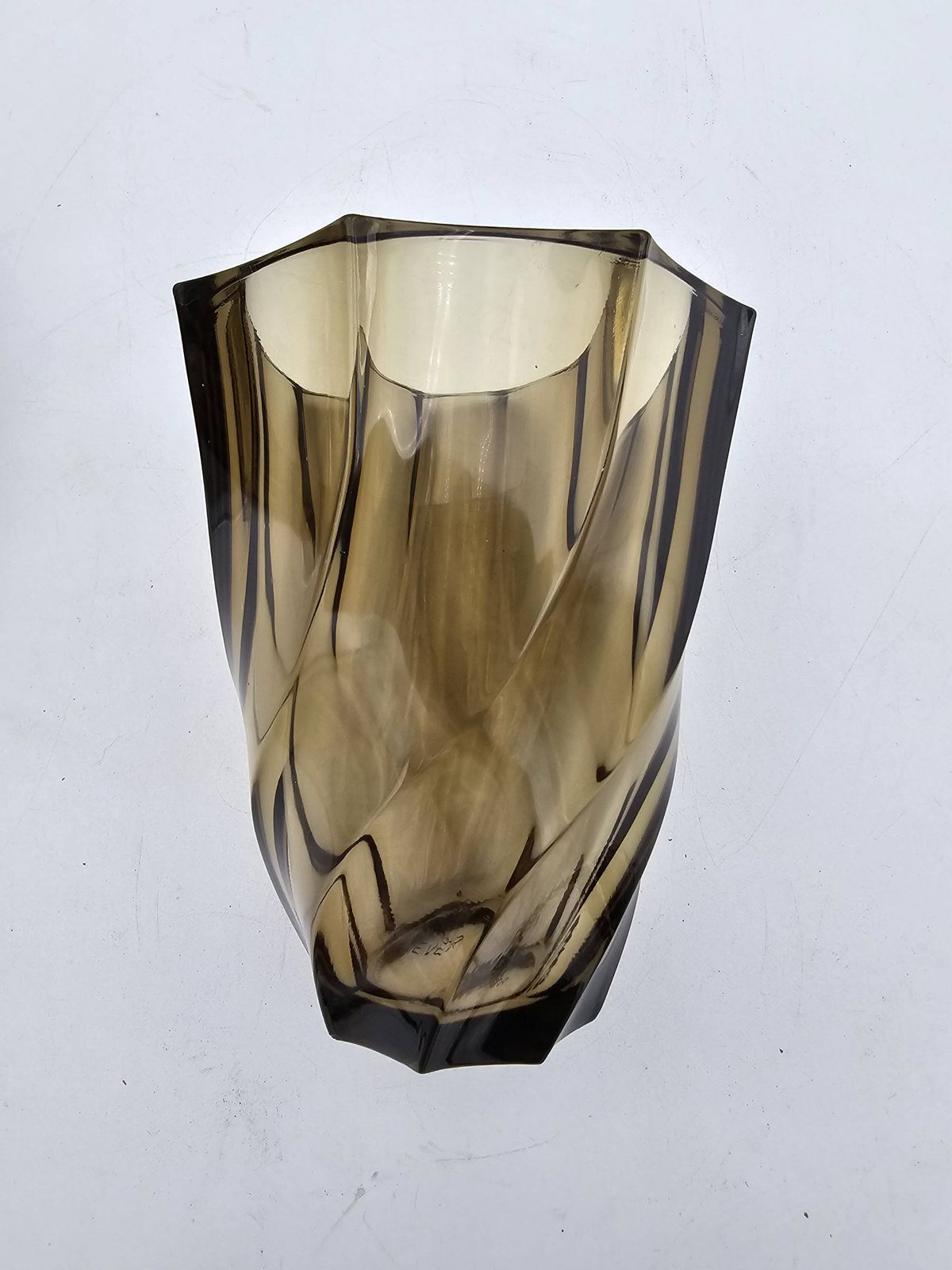 Pair Of 50's Smoked Glass Vases photo 70.0