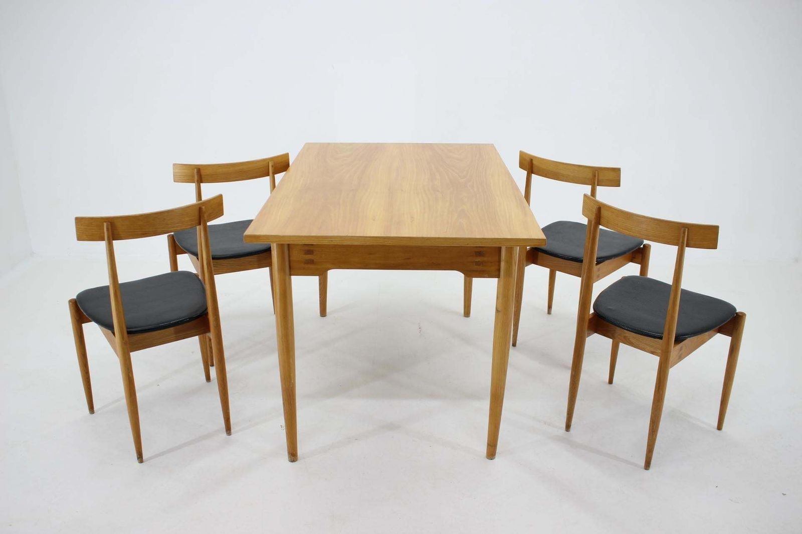 1960s Rare Alan Fuchs Dining Set By Uluv, Czechoslovakia photo Furniture