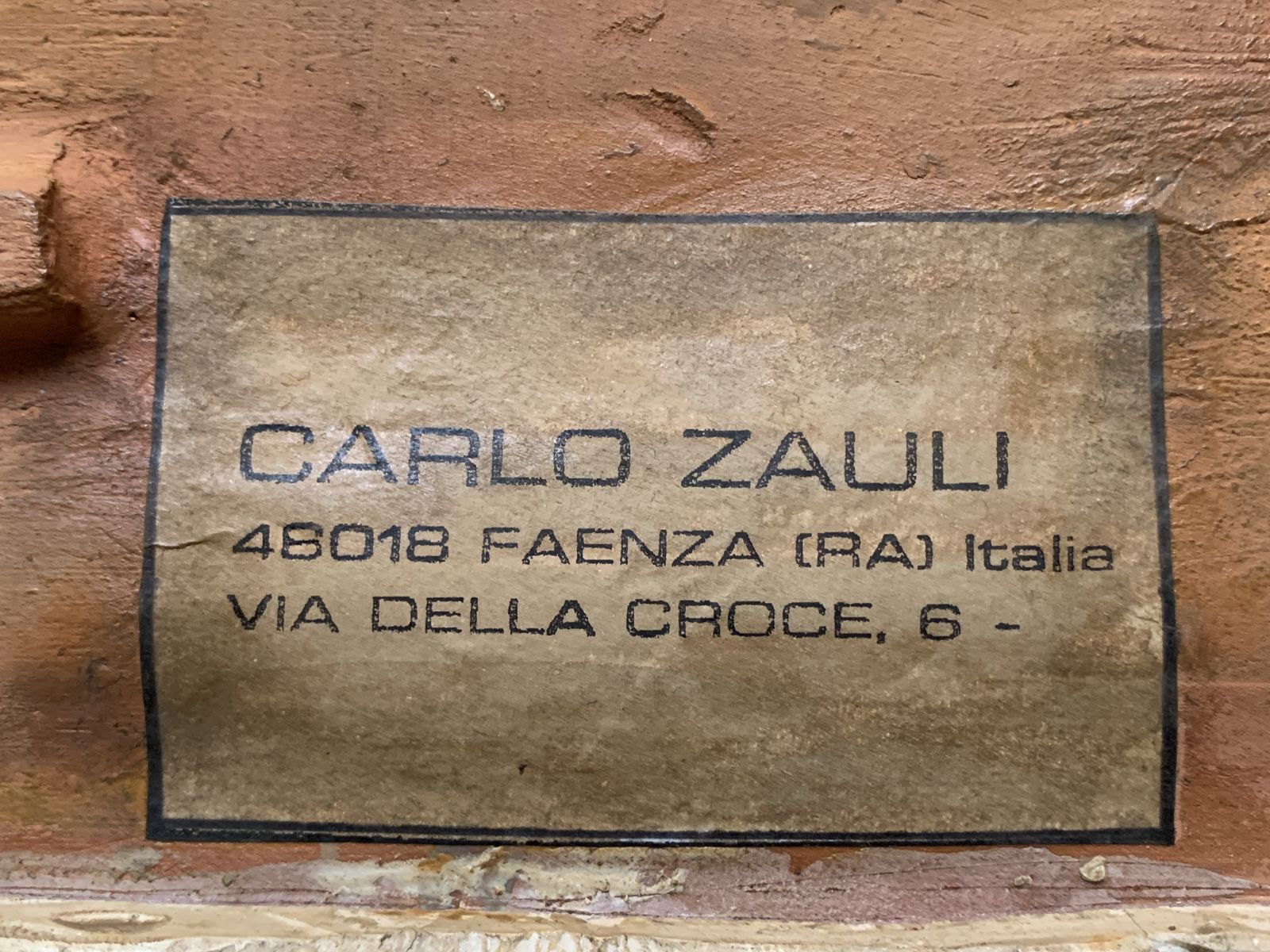 Art Ceramic Wall Sculpture By Carlo Zauli, Italy, 1950s photo