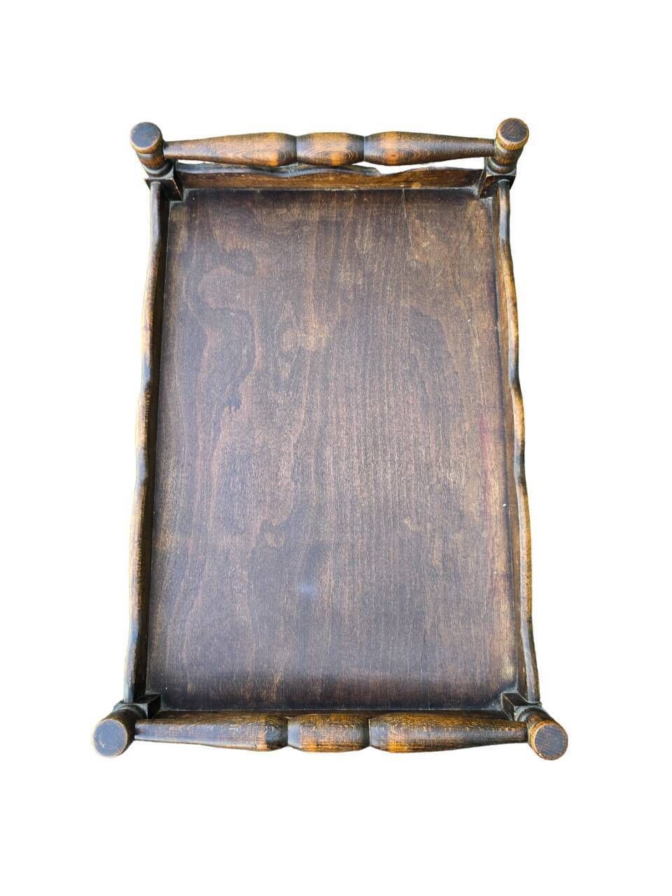 Old Wooden Serving Trolley photo vinterior