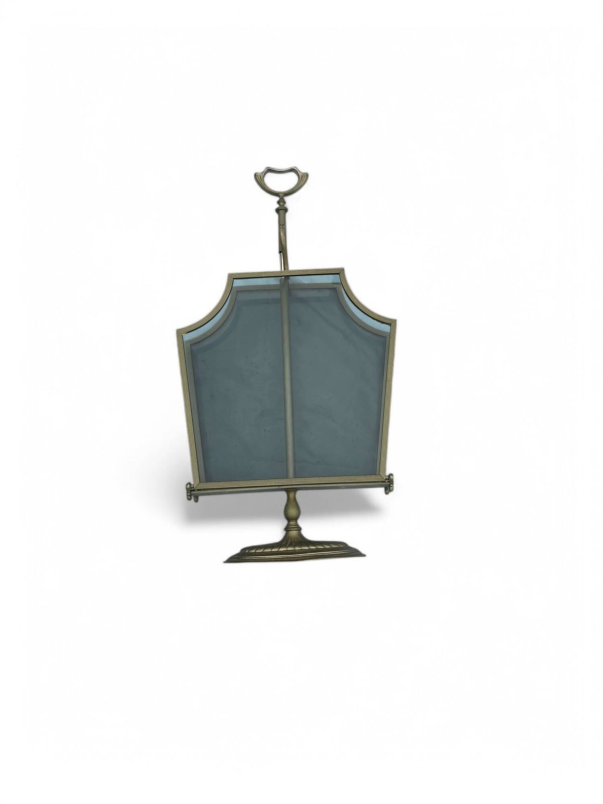 Old Metal And Glass Magazine Rack photo vinterior