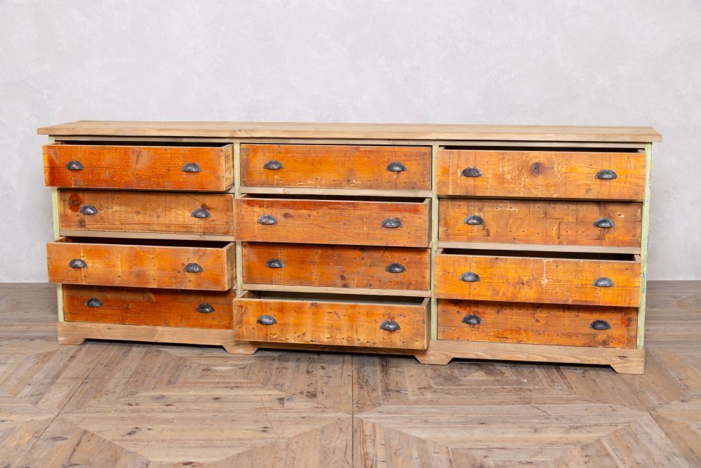 Vintage Multi Drawer Kitchen Dresser Sideboard photo furniture