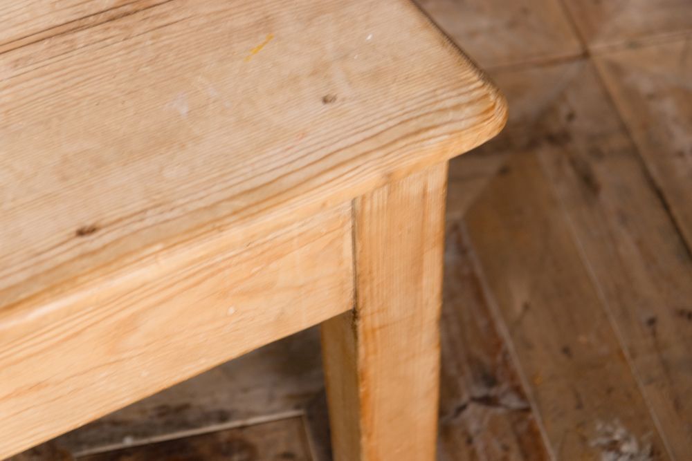 Vintage Antique Style Pitch Pine Coffee Table photo vinterior