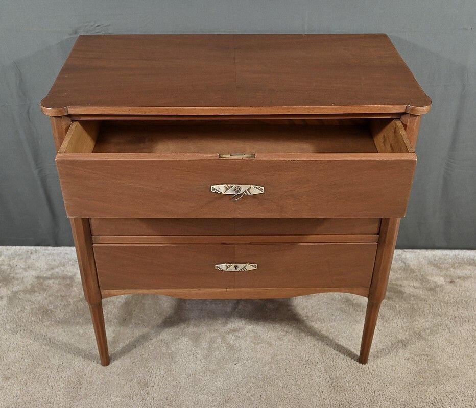 Small Chest Of Drawers In Mahogany Veneer, Art Deco – 1940 photo Furniture