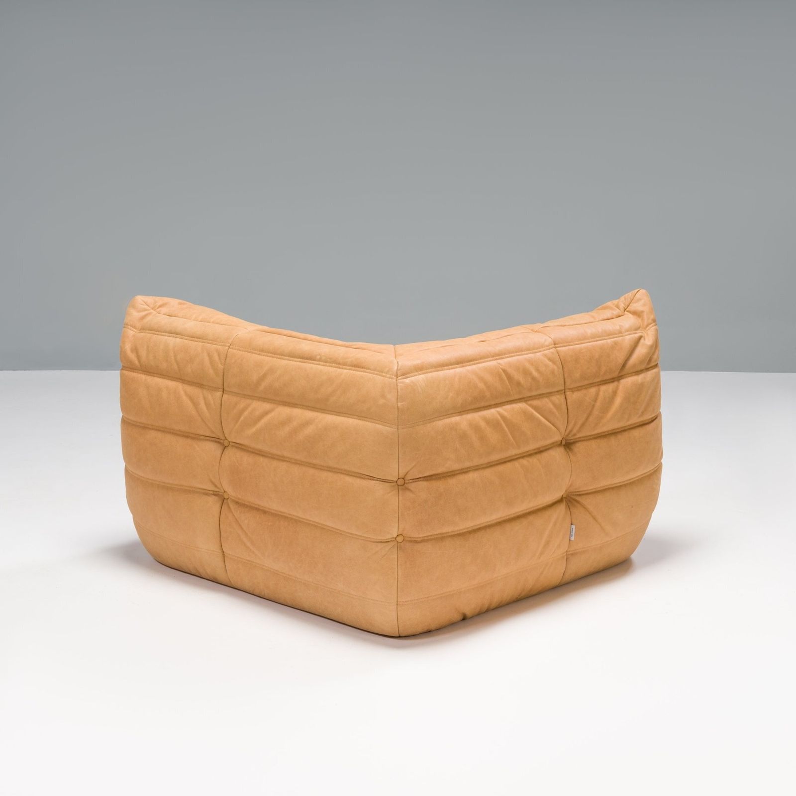 Ligne Roset By Michel Ducaroy Camel Brown Leather Togo, Set Of Five photo 12480.0