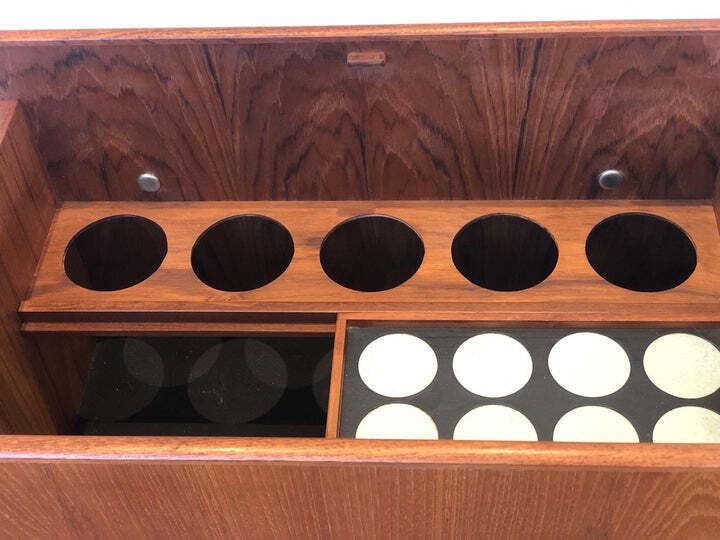 1960s Danish Teak Arrebo Møbler Folding Drinks Cart Trolley By Andreas Hansen photo vinterior