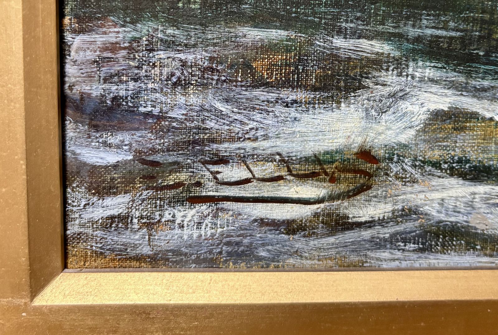 Nineteenth Century Impressionist Seascape By Edwin Ellis 1842 1895 photo Art