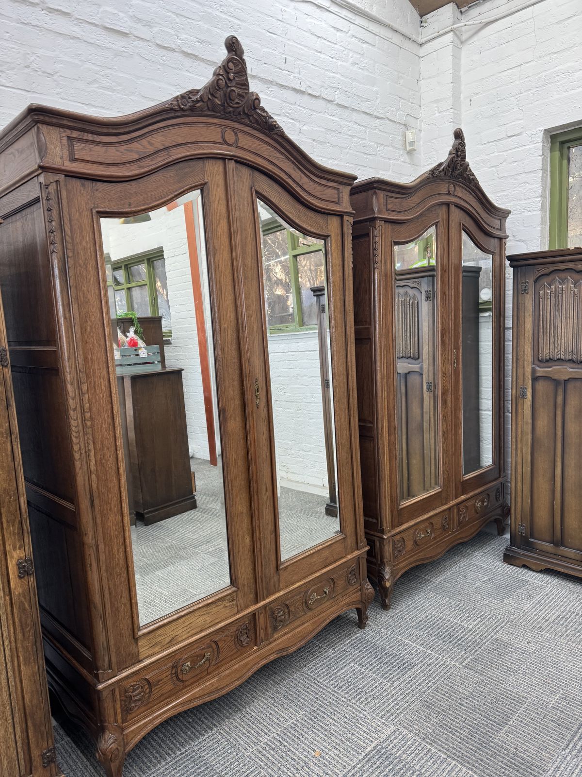 Pair Of French Amoire Wardrobes