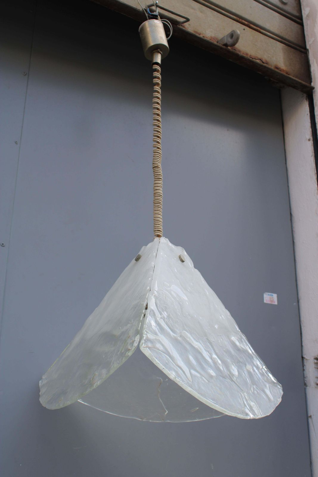 Chandelier Carlo Nason For Mazzega 1970 photo furniture