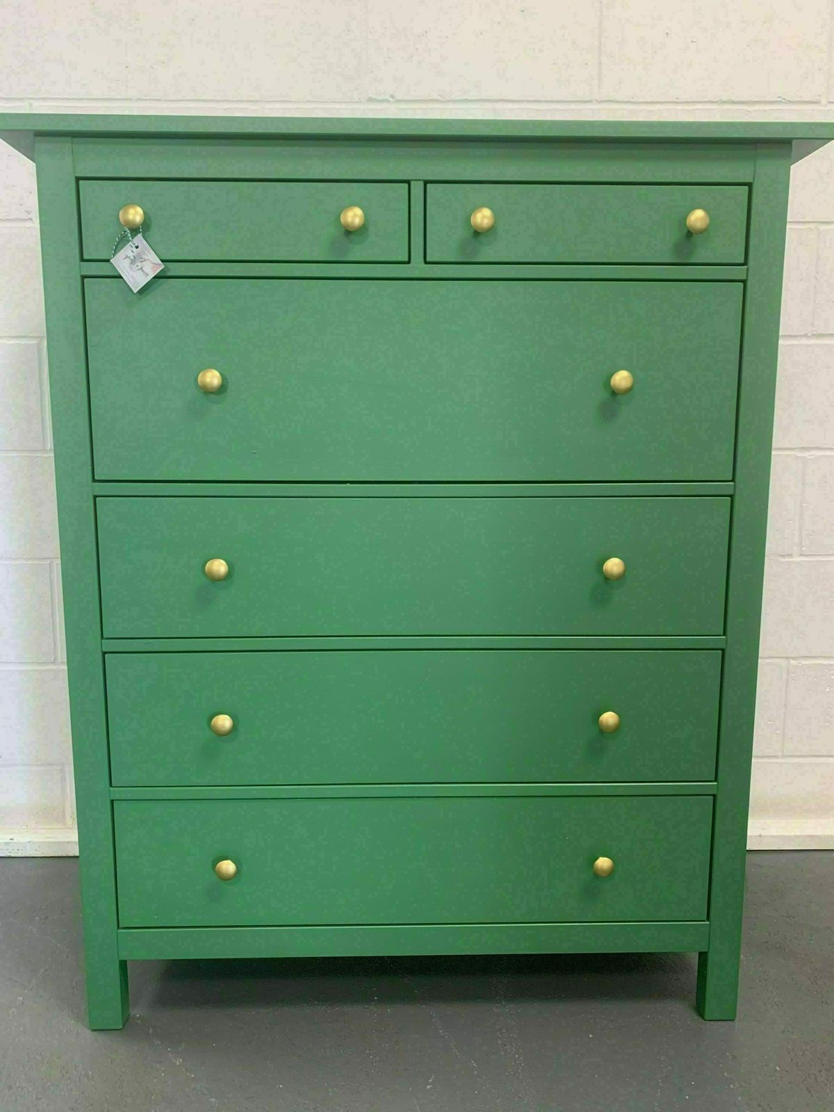 Large Chest Of Drawers Painted Bespoke Stencilled