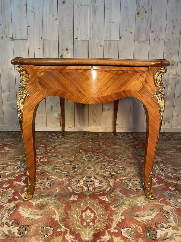 Bureau Plat De Milieu De Style Louis XV photo furniture