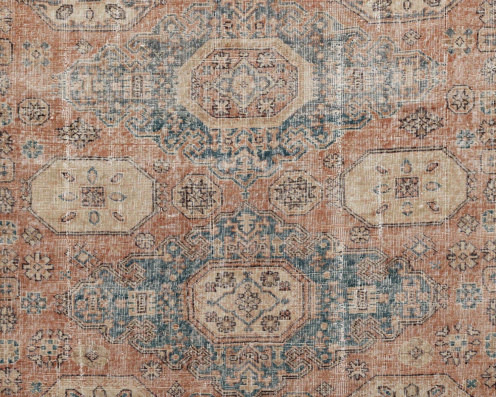 6.4 X 10.2 Feet Vintage Rug, Unique Turkish Rug, Area Rug, Oushak Rug, Antique Rug, Living Room Rug, Handmade Rug, Old Rug, Wool Rug, A4794 photo Textiles