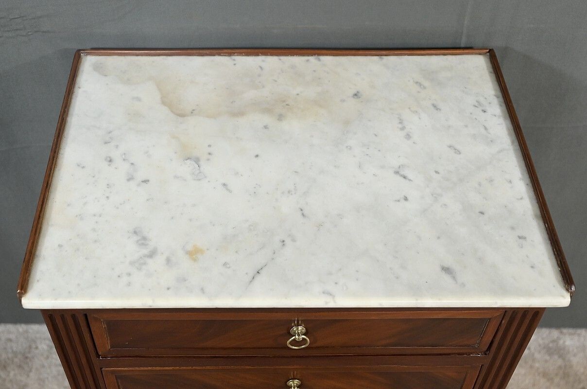 Small Mahogany Chest Of Drawers, Louis XVI Style – Part 2 Of The 19th Century photo Furniture