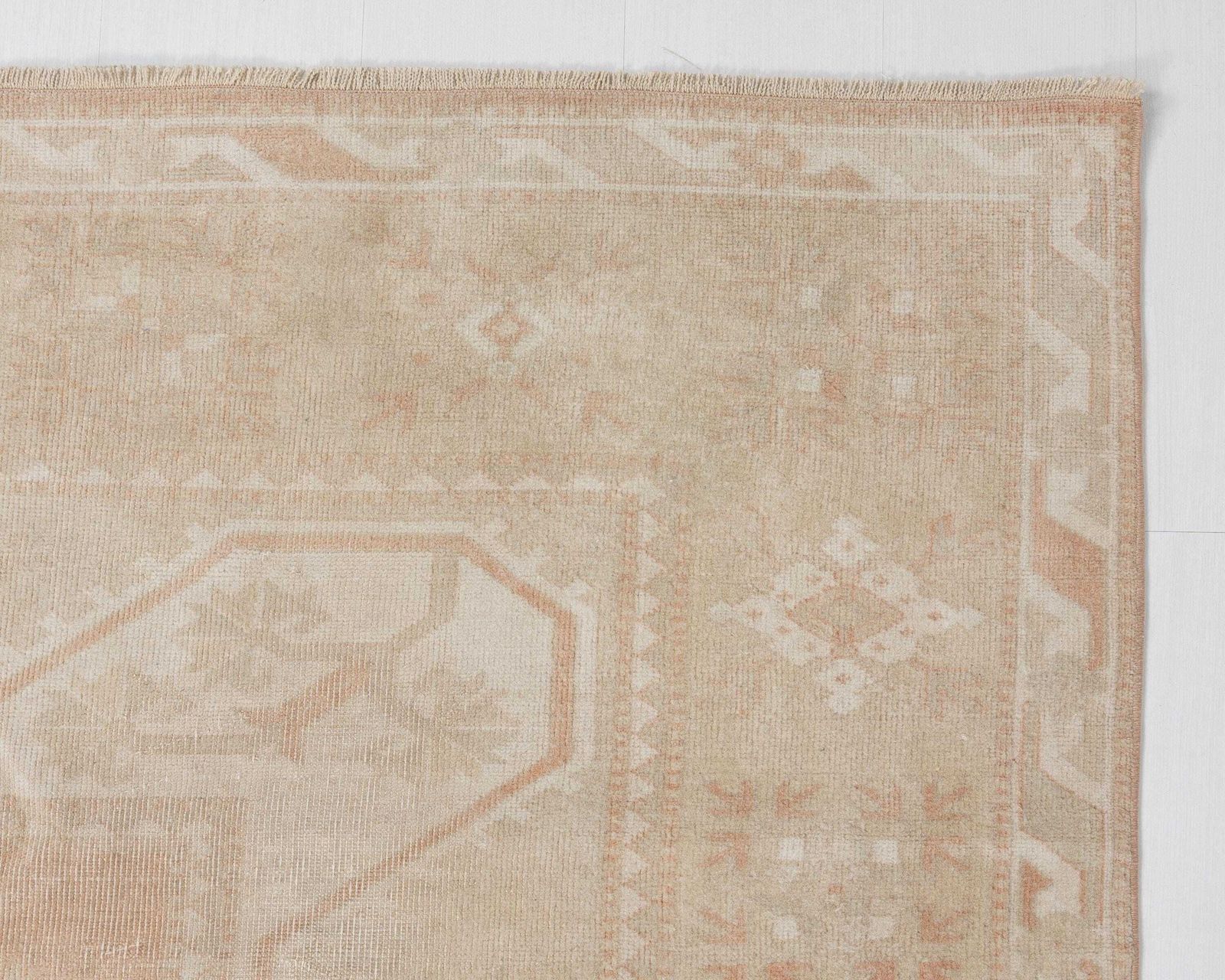 10 X 7 Oushak Rug, Unique Turkish Rug, Antique Rug, Vintage Rug, Large Rug, Living Room Rug, Handmade Rug, Area Rug, Faded Orange Rug, A4850 photo vintage