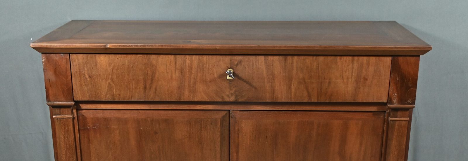 Mahogany Veneer Sideboard, Directoire Period – Early 19th Century photo 2840.0