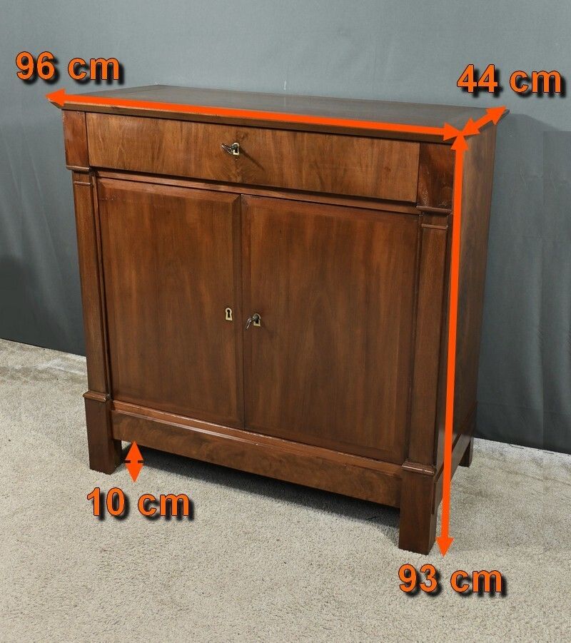 2840.0 Mahogany Veneer Sideboard, Directoire Period – Early 19th Century photo