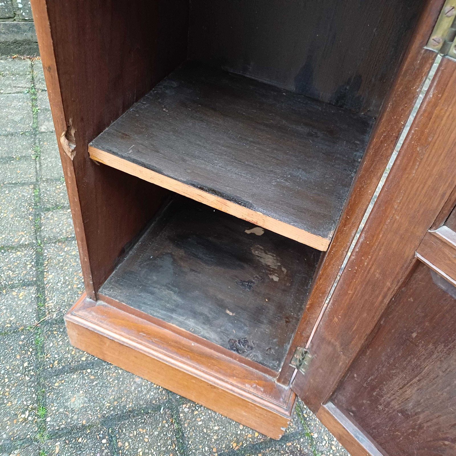 photo for sale Top Quality Vintage Late Victorian Walnut Bedside Or Pot Cupboard