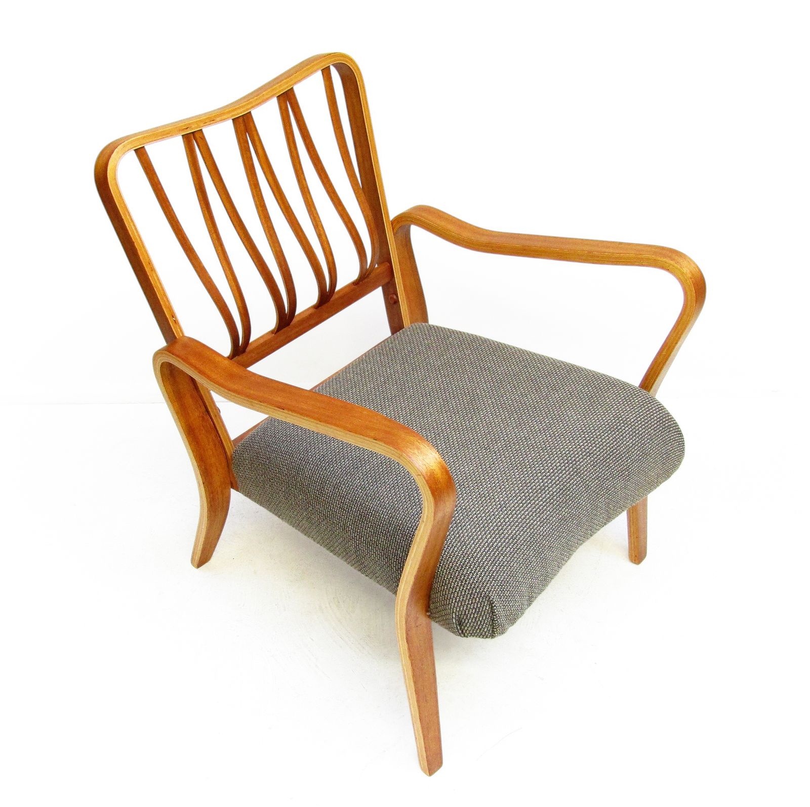 photo for sale Two 1950s British "Linden" Lounge Chairs In Teak By G A Jenkins