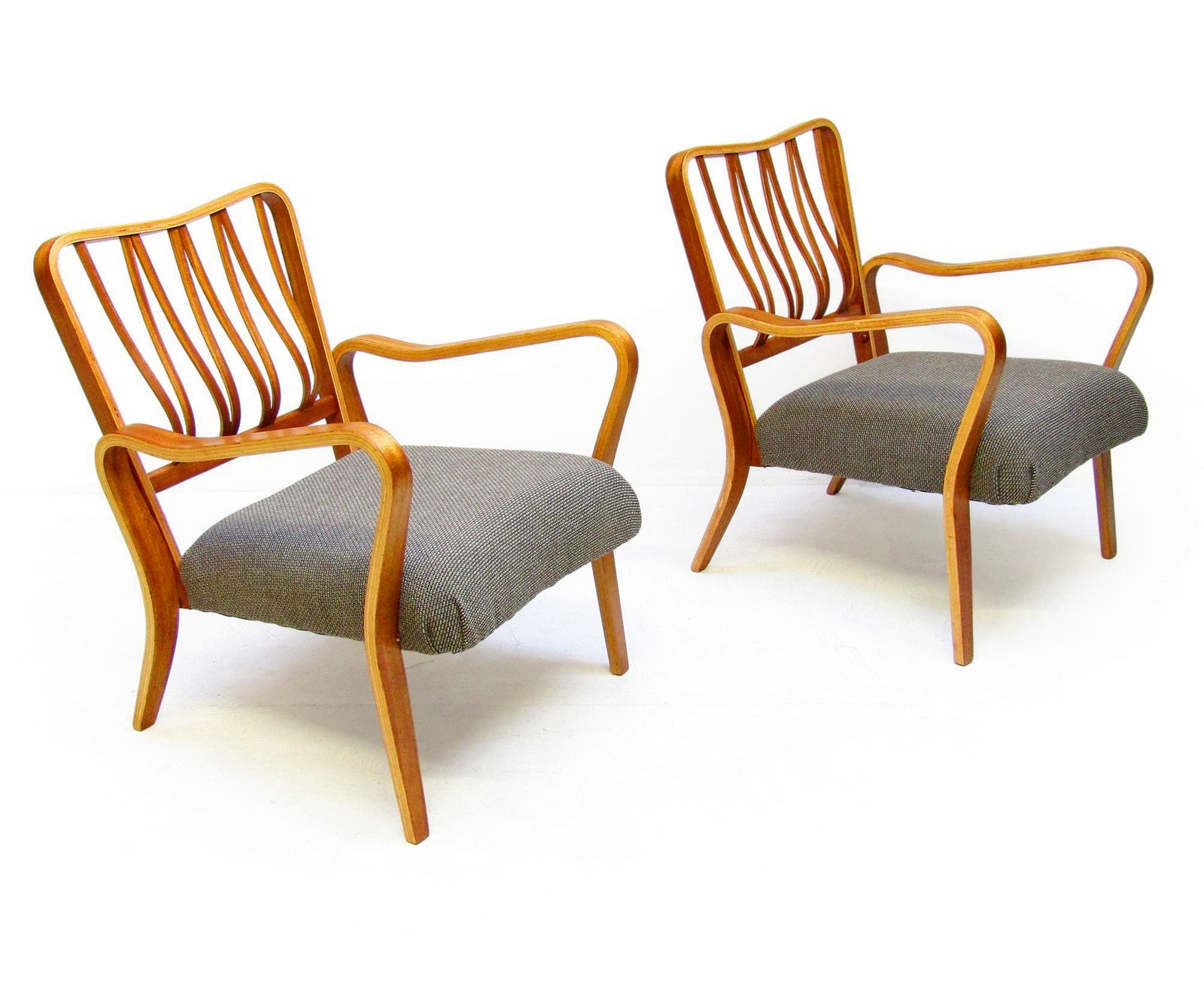 Two 1950s British "Linden" Lounge Chairs In Teak By G A Jenkins photo buy